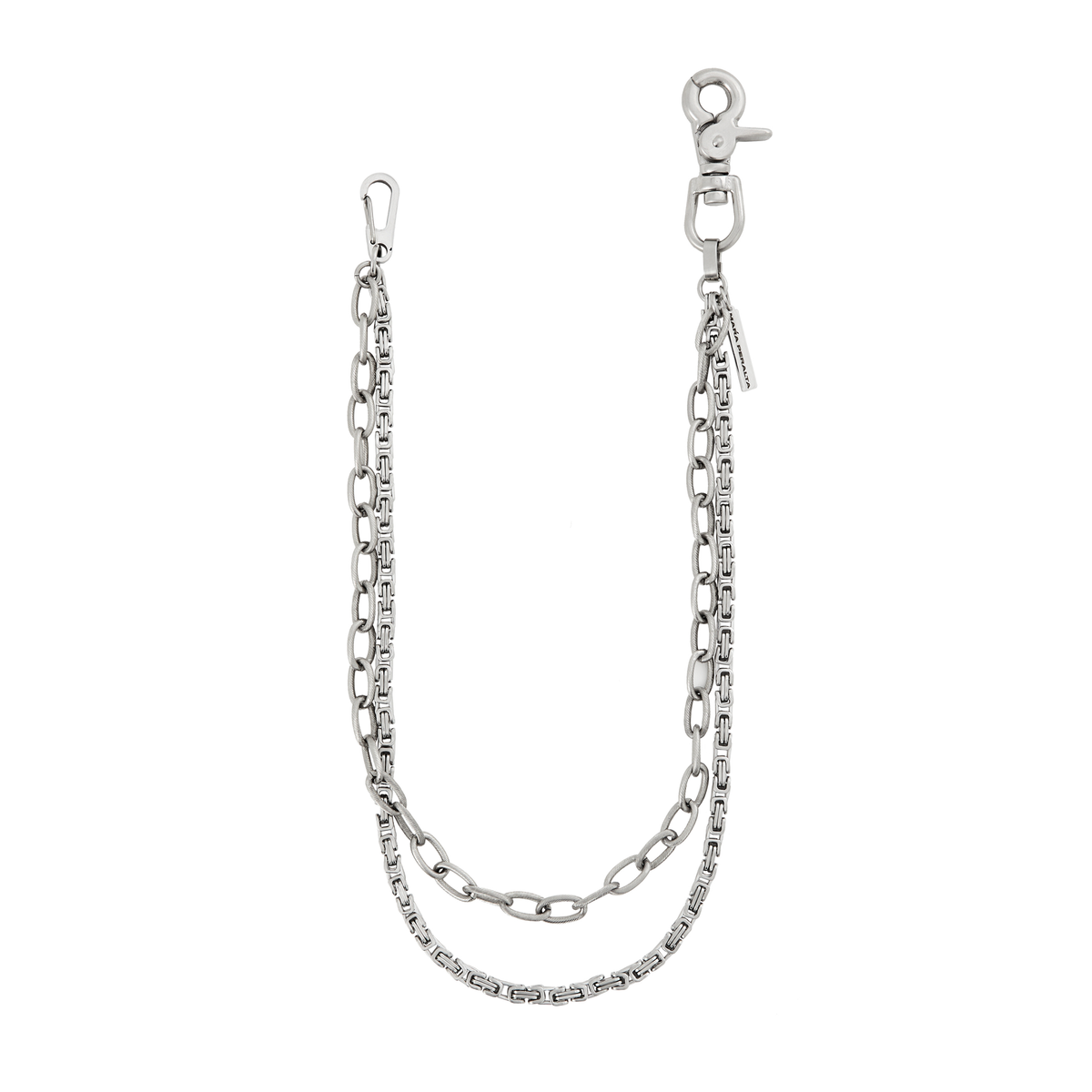 Utility Textured Link Wallet Chain | Maŕa Peralta Studio – Maŕa