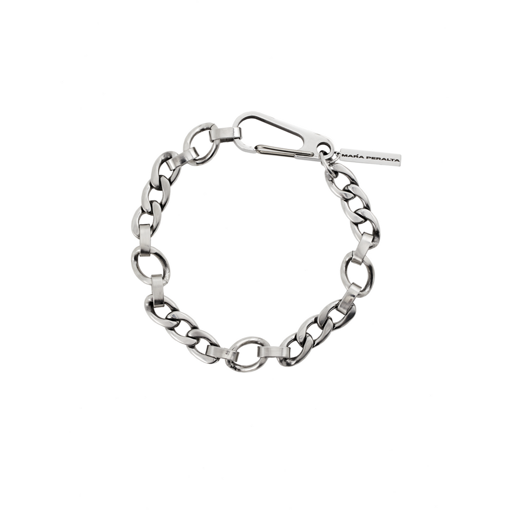 Figaro Choker - Silver Chain link Necklace