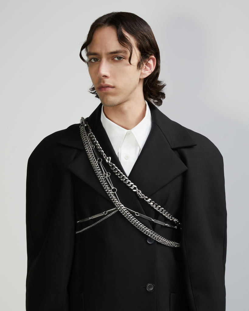 XL Curb Chain Harness | MPS Adjustable Harness | Maŕa Peralta Studio