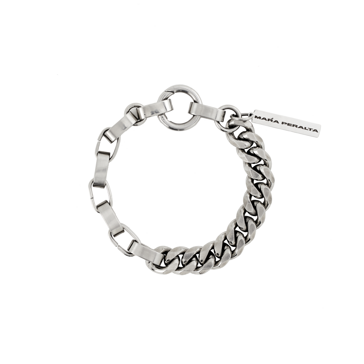 XL Curb Chain Link Bracelet | Men Chain Bracelet |Maŕa Peralta Studio