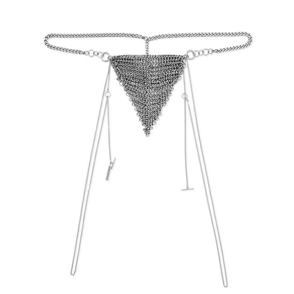 Chain Thong with Clasp Ring | Chain Thong | Maŕa Peralta Studio
