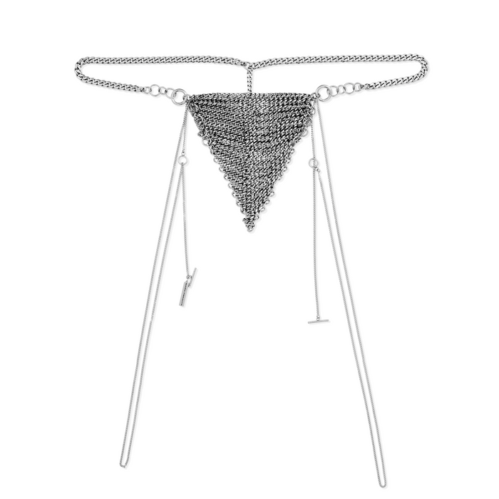 Chain Thong with Clasp Ring | Chain Thong | Maŕa Peralta Studio