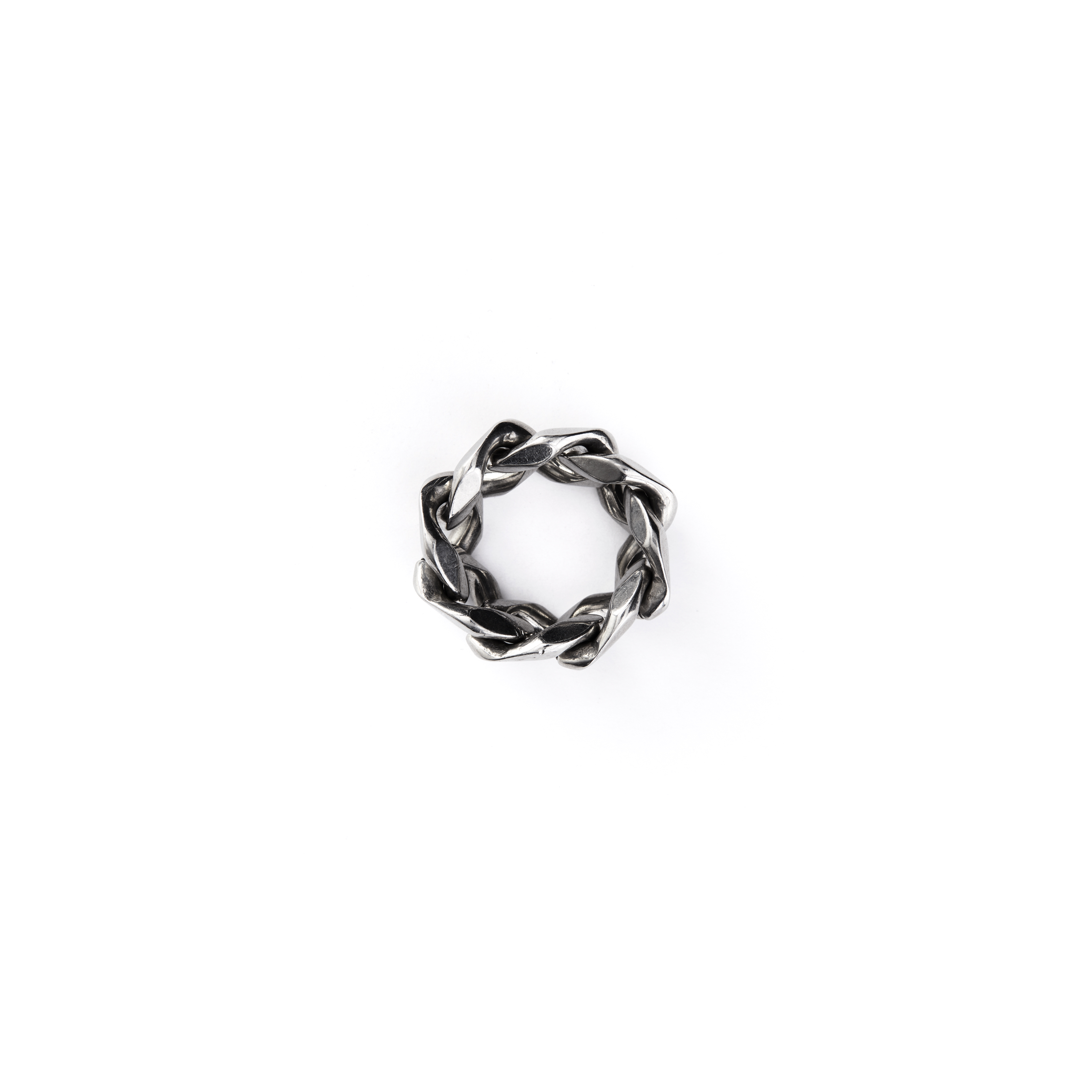 Curb Chain Ring | Chunky Curb Chain Ring | Maŕa Peralta Studio