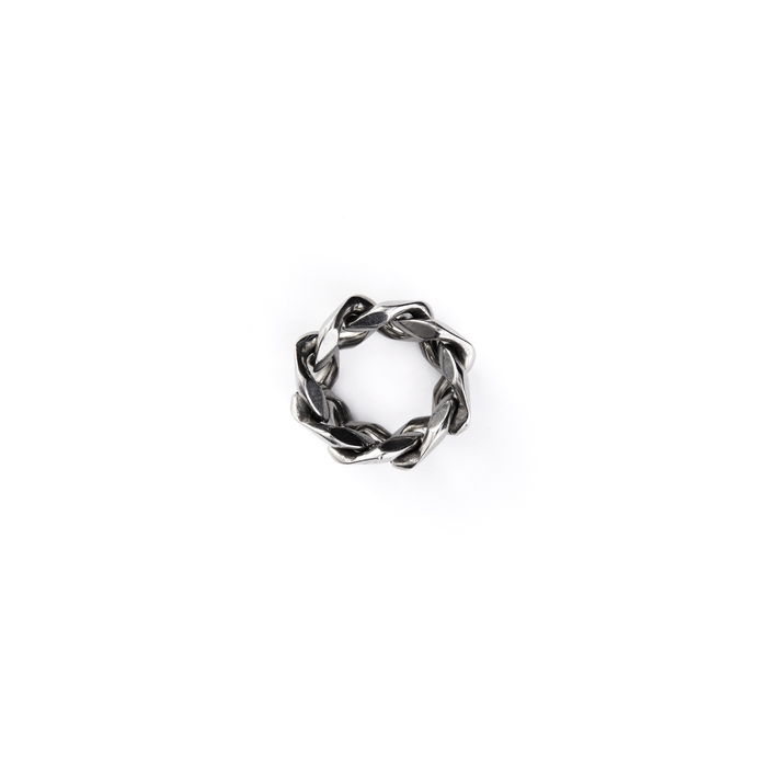 Curb Chain Ring | Chunky Curb Chain Ring | Maŕa Peralta Studio