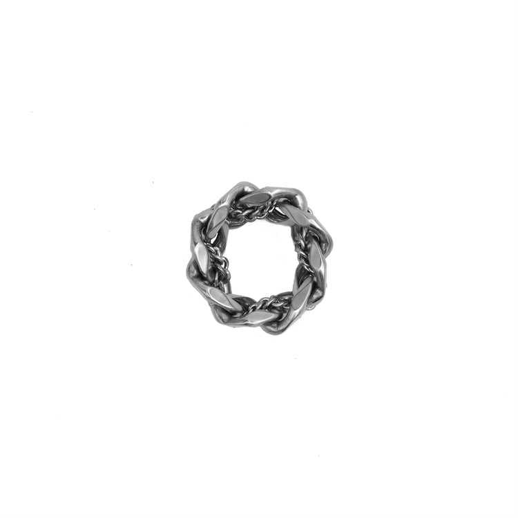Curb Chain Ring X2 | Curb Chain Ring | Maŕa Peralta Studio