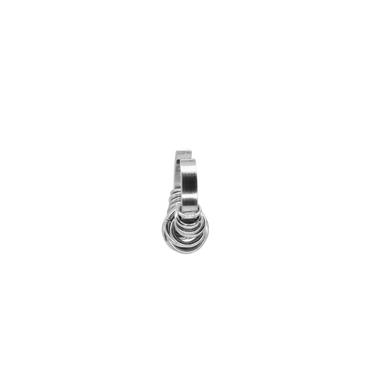 Silver Hoop Earrings | Hoop Earring | Maŕa Peralta Studio