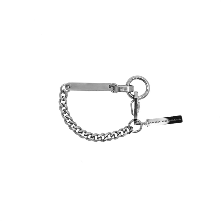 Curb Plate Bracelet | Curb Chain Plate Bracelet | Maŕa Peralta Studio