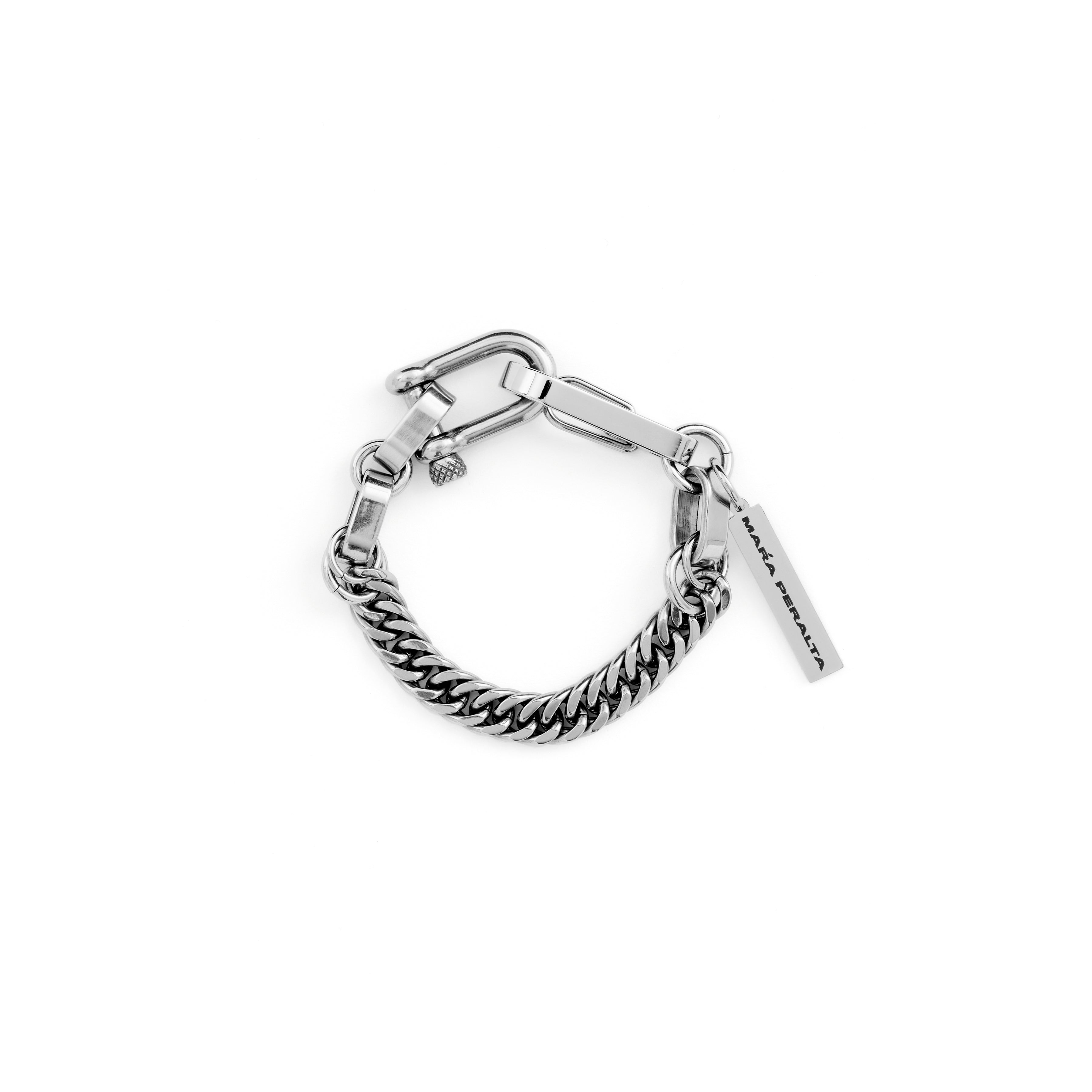 Screw Lock Bracelet | Cuban Screw Lock Bracelet | Maŕa Peralta Studio