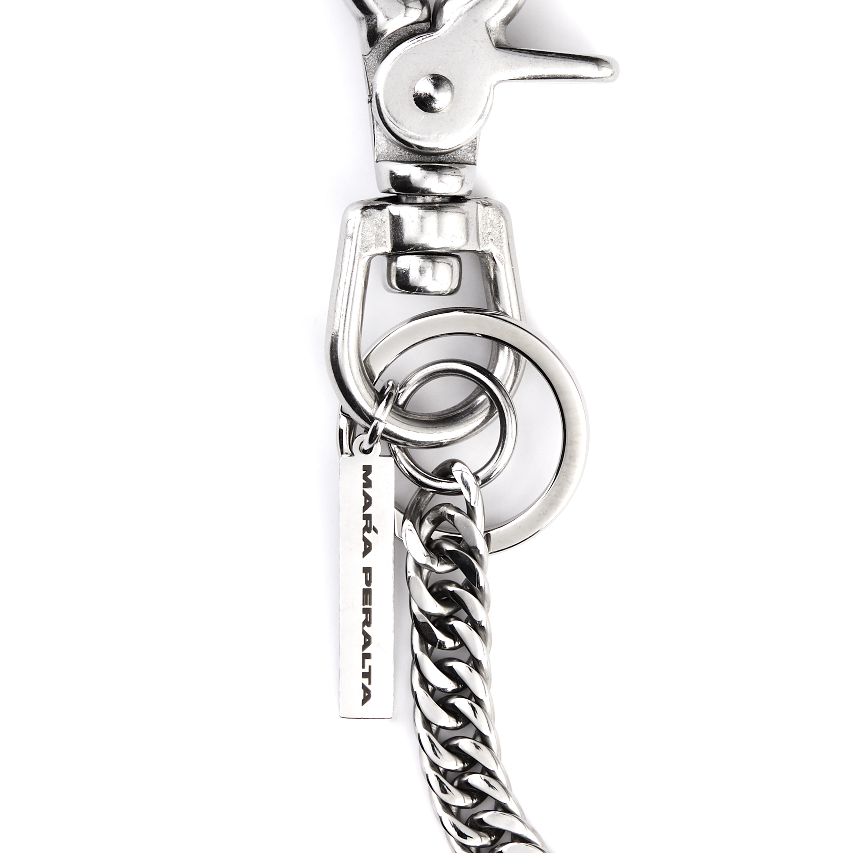 Silver Swivel Key Chain | Swivel Keychain | Maŕa Peralta Studio