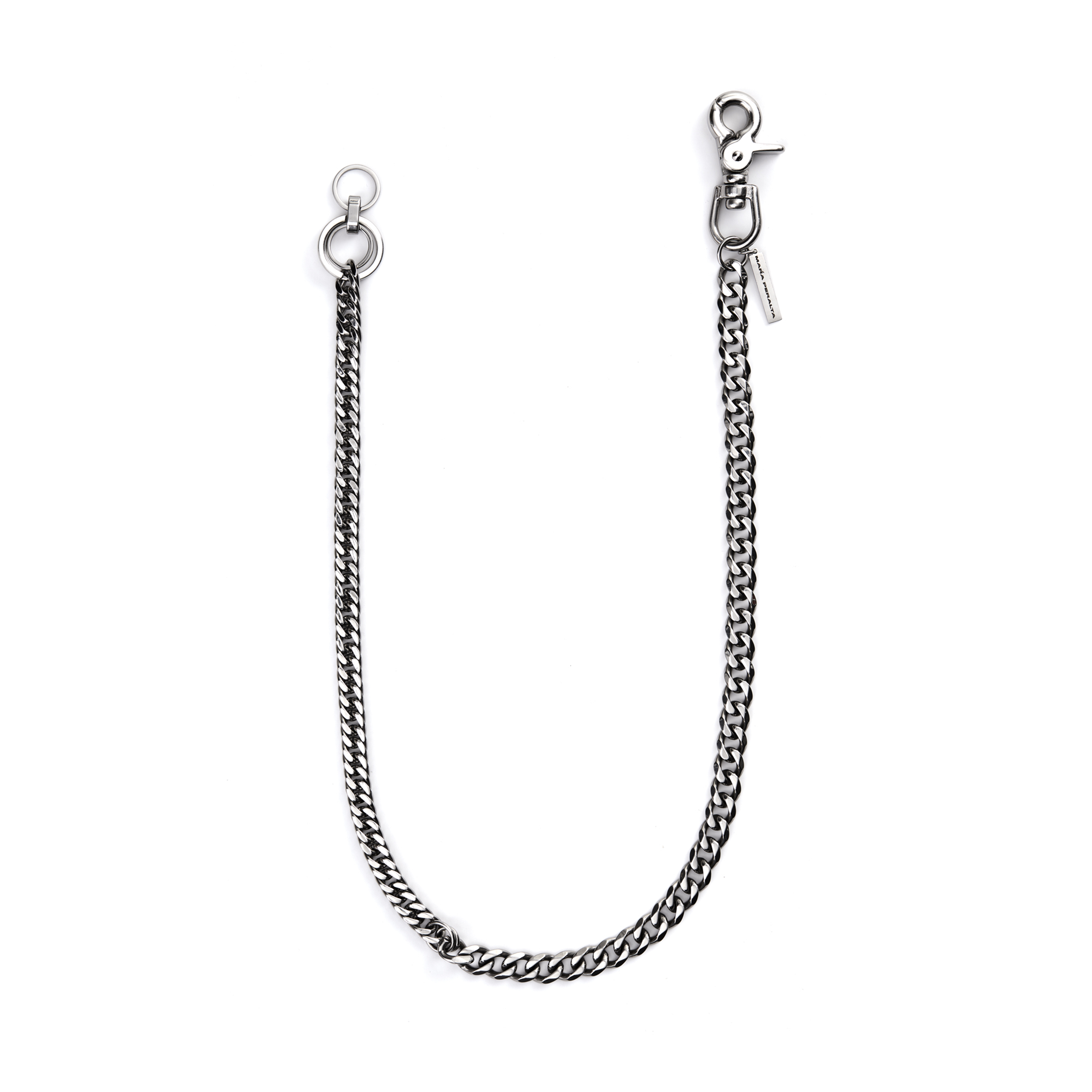 Silver Curb Chain | Classic Wallet Chain | Maŕa Peralta Studio