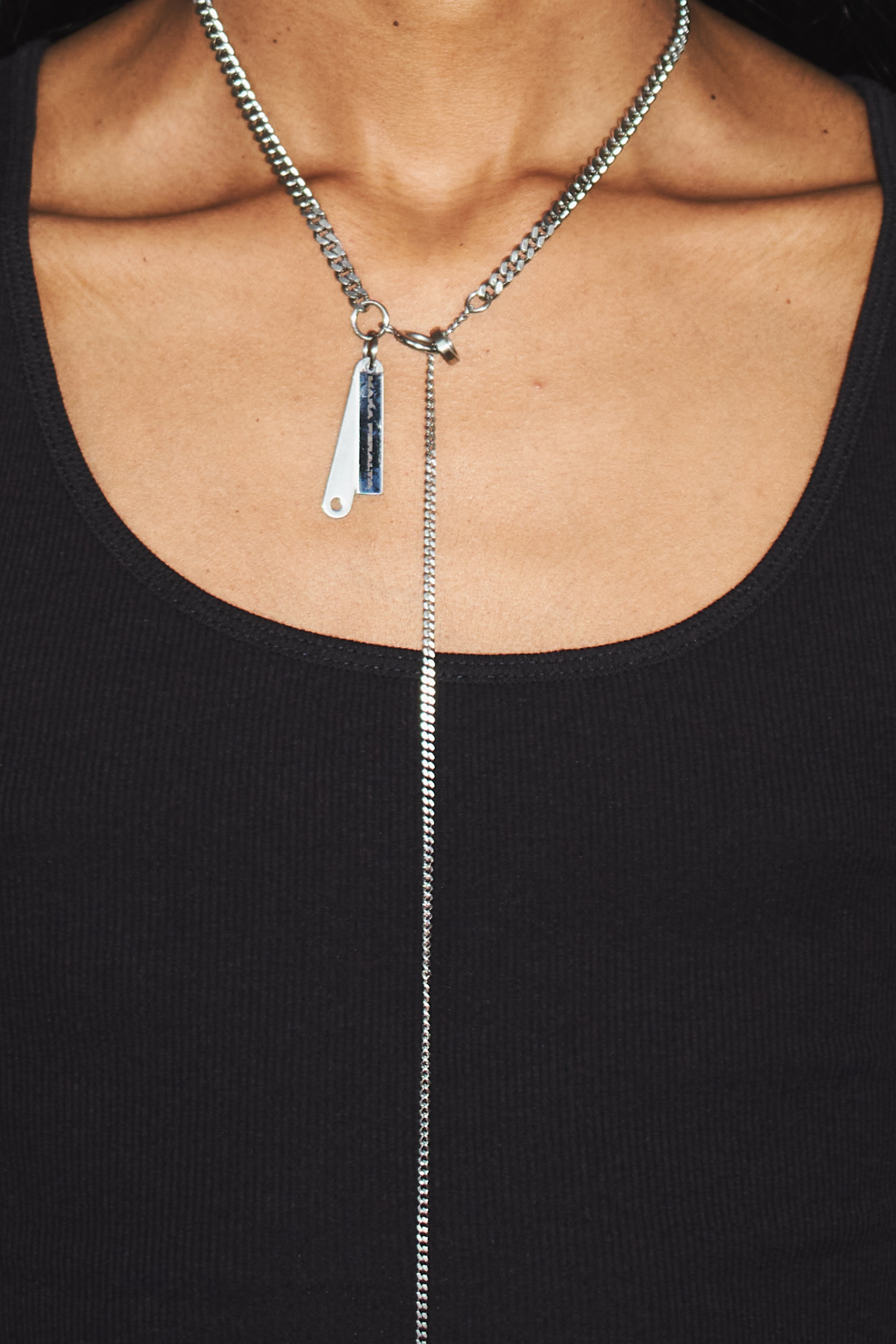 Curb Chain Link Necklace | Curb Link Chain | Maŕa Peralta Studio