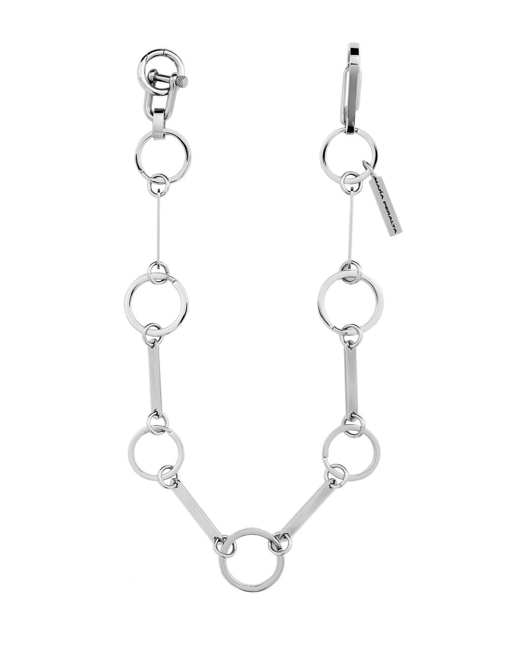 Hoop Wallet Chain | Screw Lock Chain for Wallet | Maŕa Peralta Studio