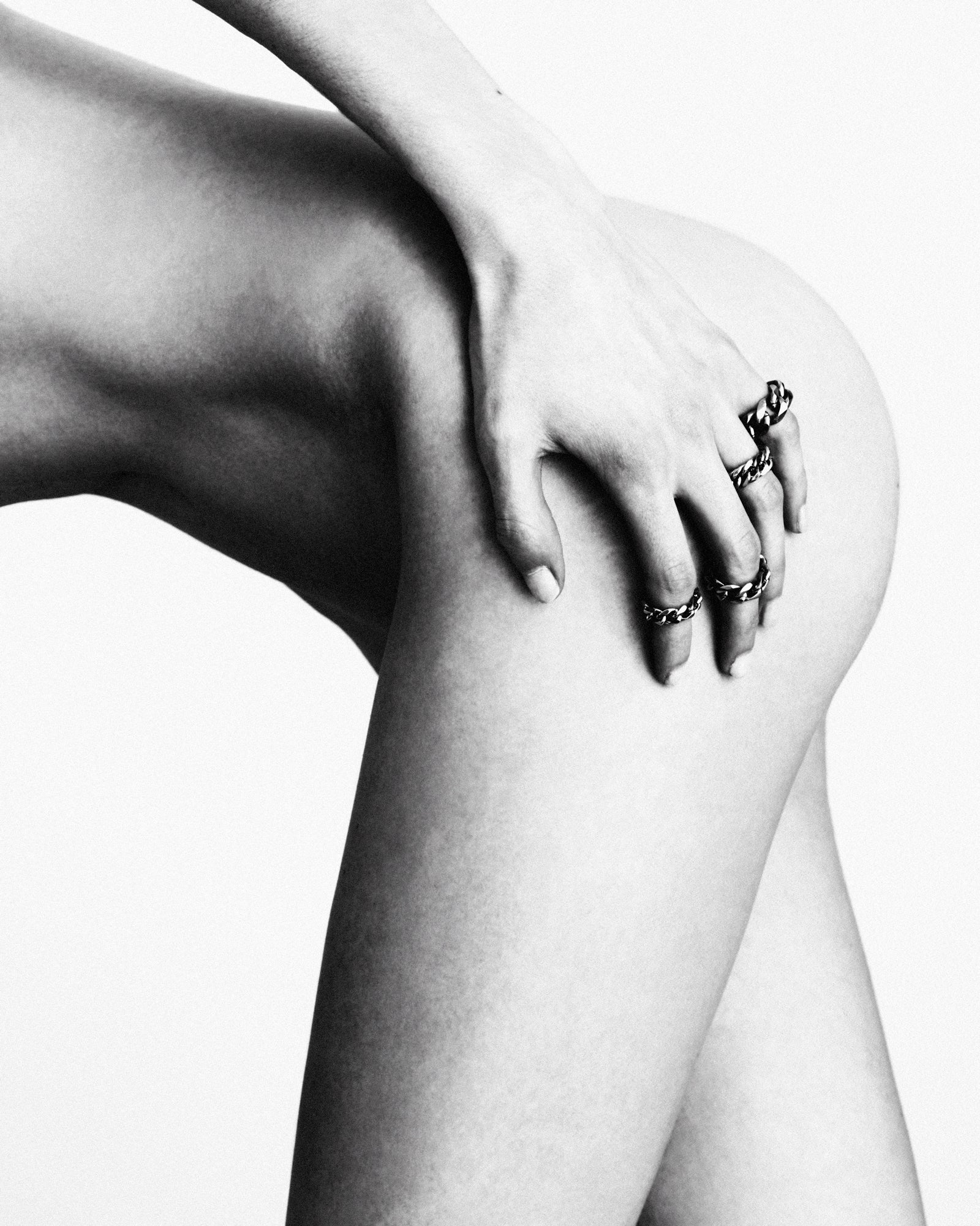 Curb Chain Ring | Chunky Curb Chain Ring | Maŕa Peralta Studio