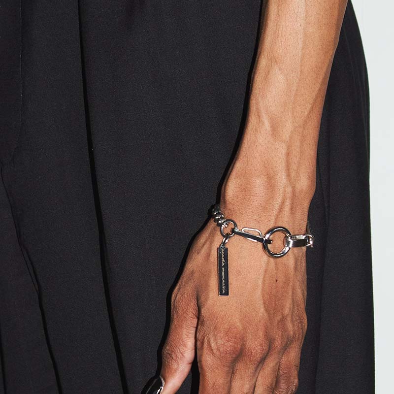Curb Plate Bracelet | Curb Chain Plate Bracelet | Maŕa Peralta Studio