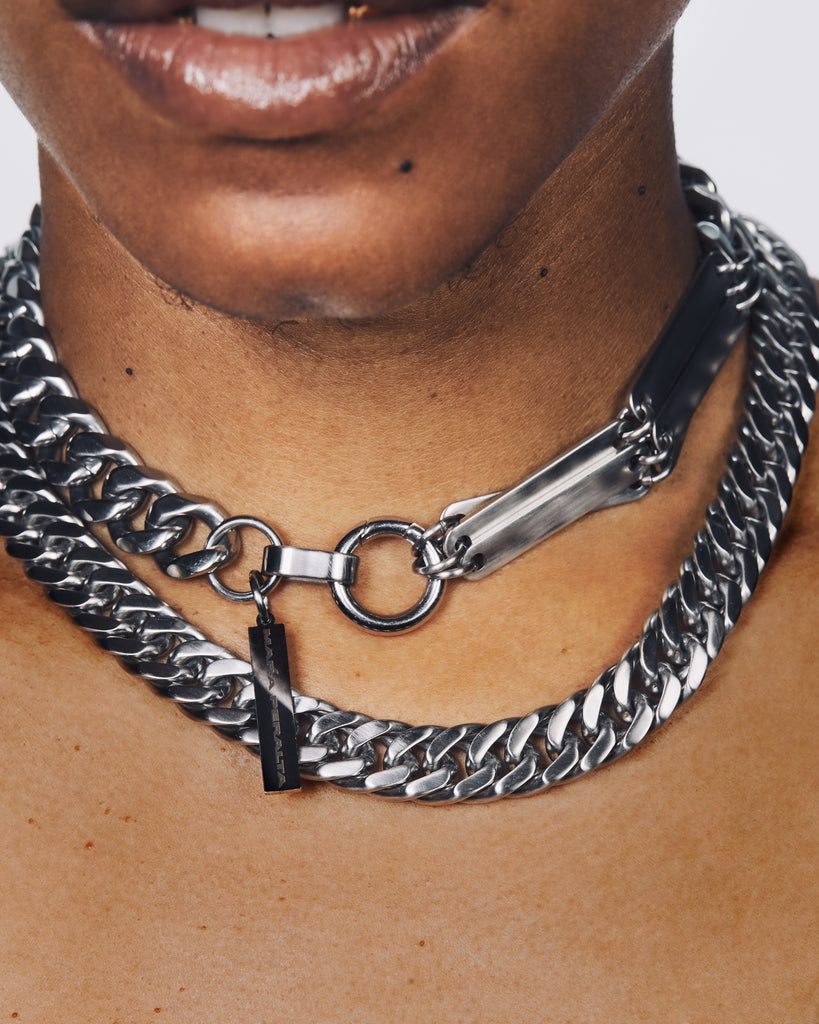 Cuban Choker Link Necklace | Link Chain Necklace |Maŕa Peralta Studio