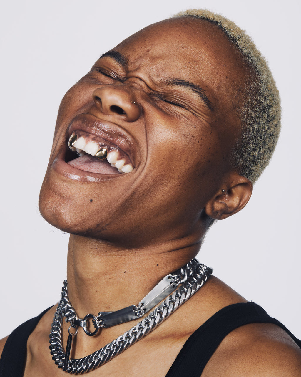 Cuban Choker Link Necklace | Link Chain Necklace |Maŕa Peralta Studio