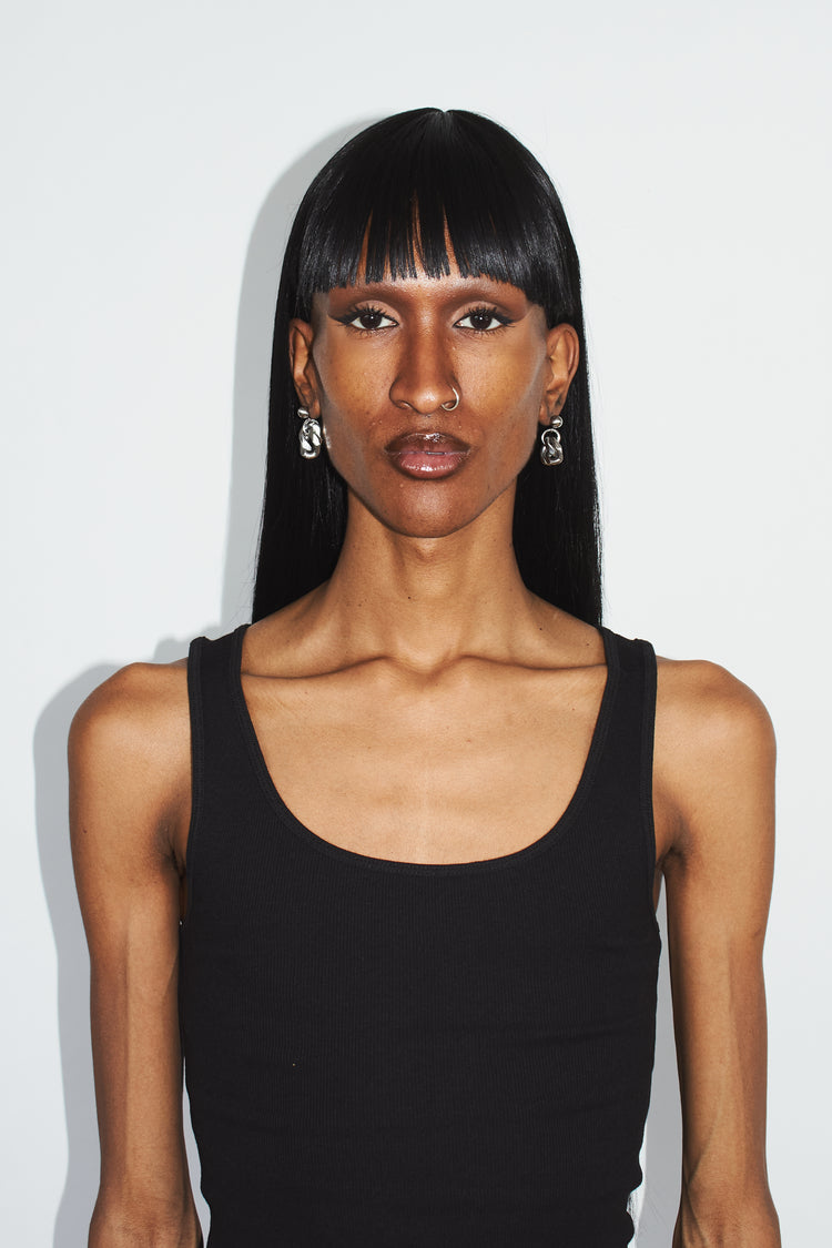 Curb Chain Link Stud | Curb Chain Studs | Maŕa Peralta Studio