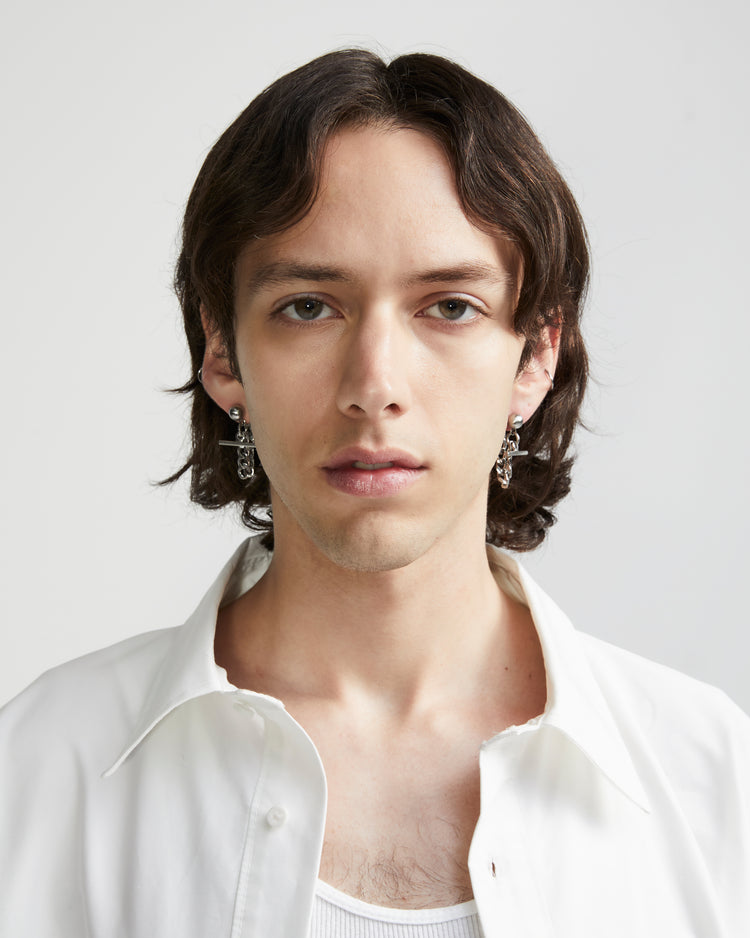 Ball Stud Earring | Silver Ball Earrings | Maŕa Peralta Studio