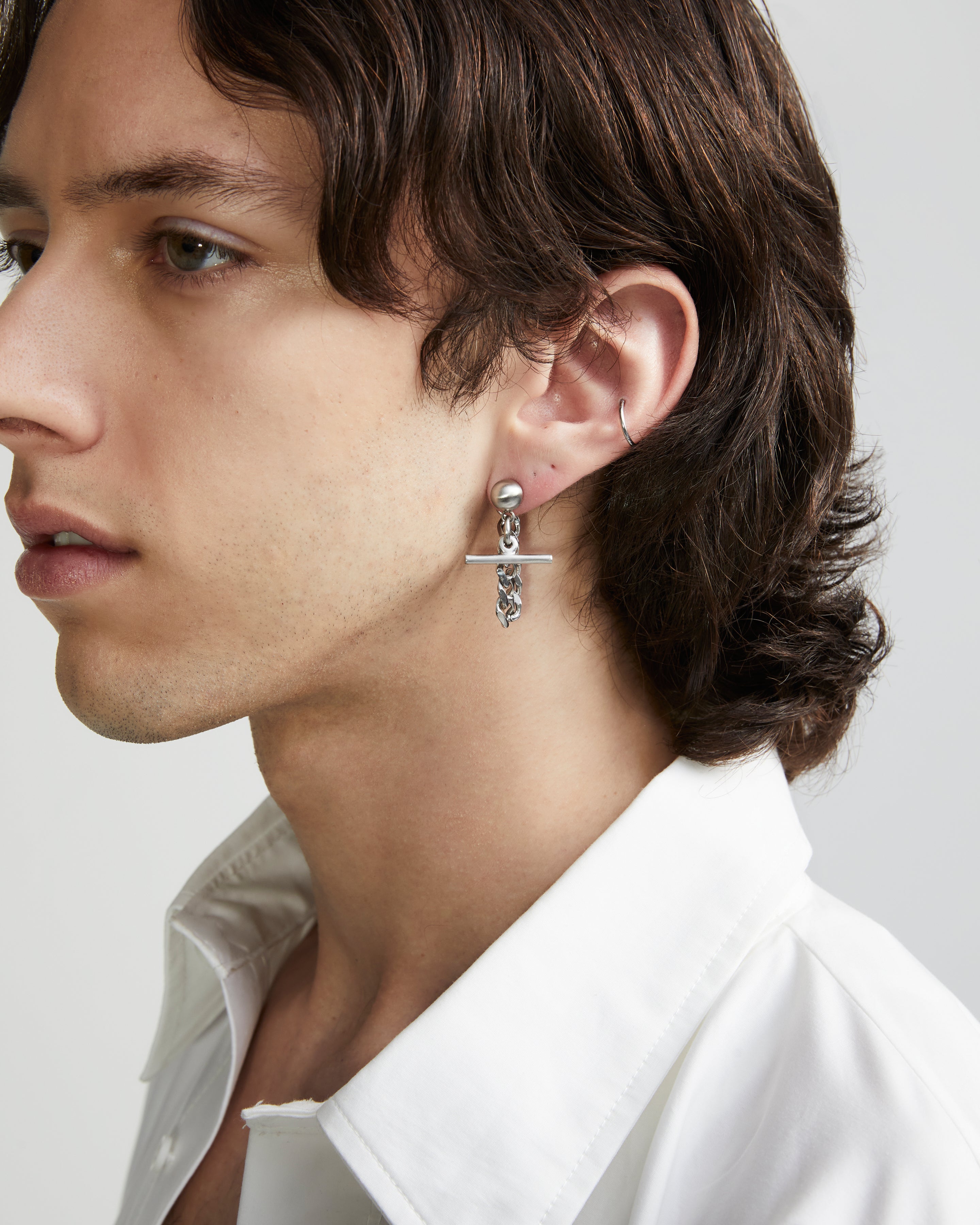 Ball Stud Earring | Silver Ball Earrings | Maŕa Peralta Studio