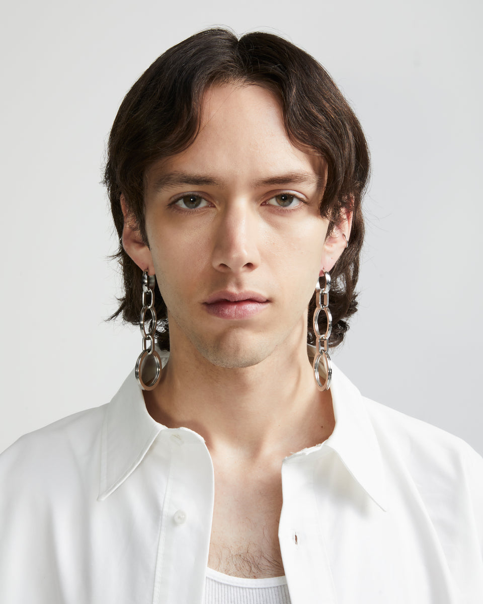 Silver Overlay Hoop Earring |Hoop Earrings Choker|Maŕa