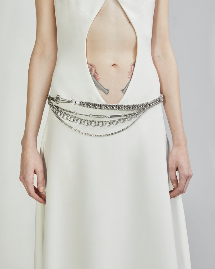 Custom Cuban Utility Belt | Cuban Chain Belt | Maŕa Peralta Studio