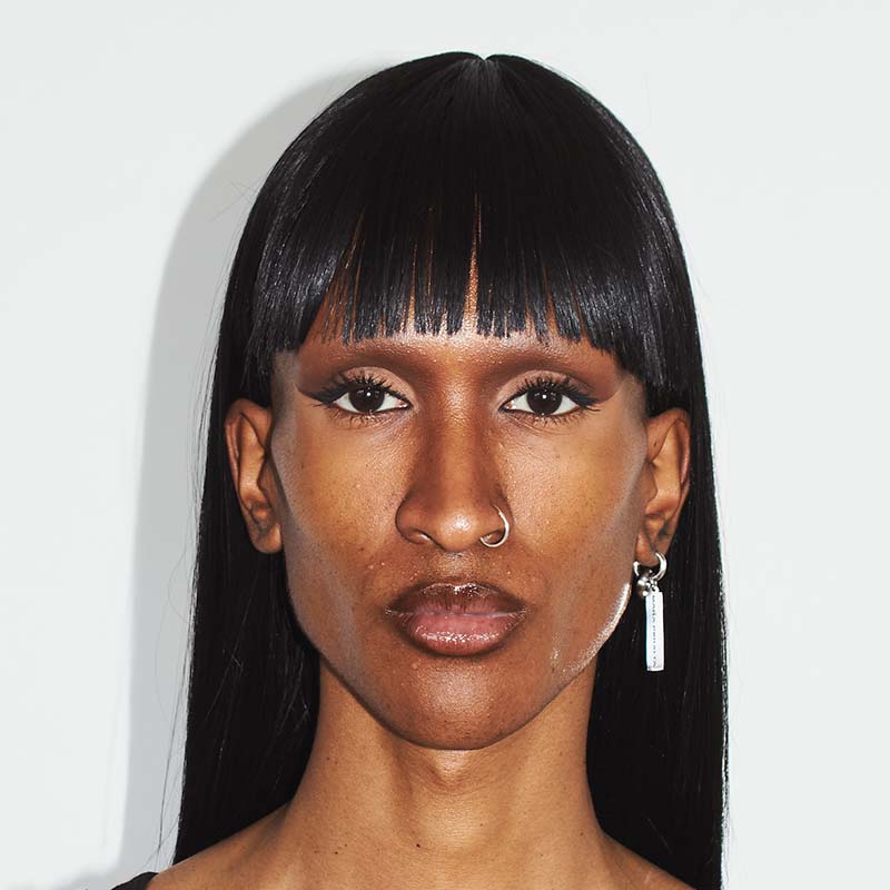MPS Tag Earring | Stainless Steel Earring | Maŕa Peralta Studio
