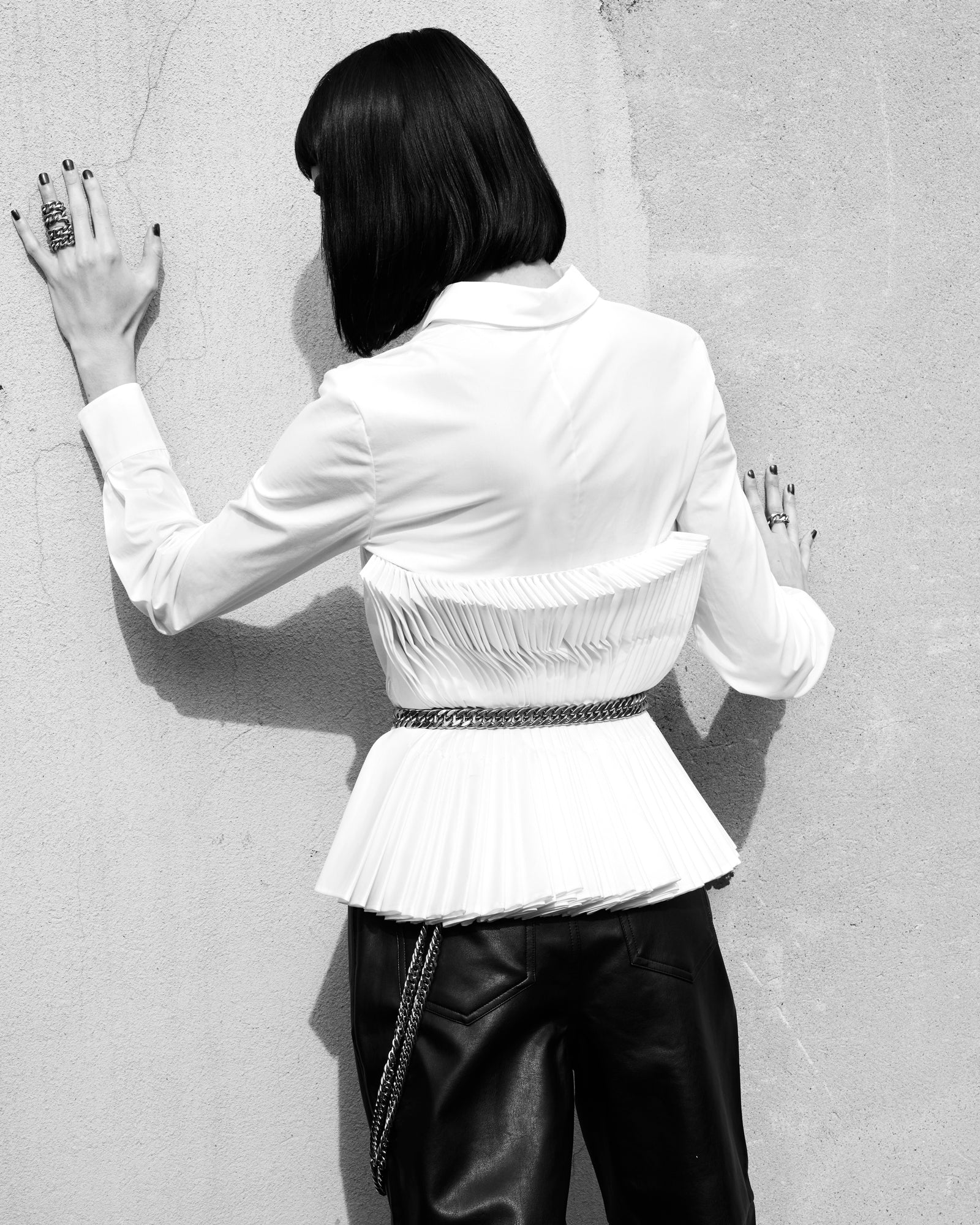 Curb Chain Ring | Chunky Curb Chain Ring | Maŕa Peralta Studio