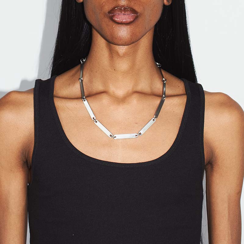 MPS Curb Chain Necklace | Curb Chain Necklace | Maŕa Peralta Studio