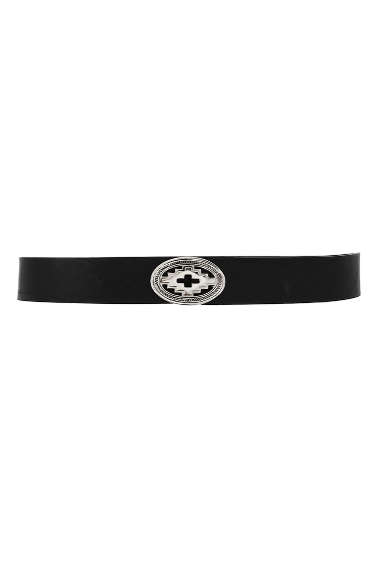 Argentinean Buckle Leather Belt