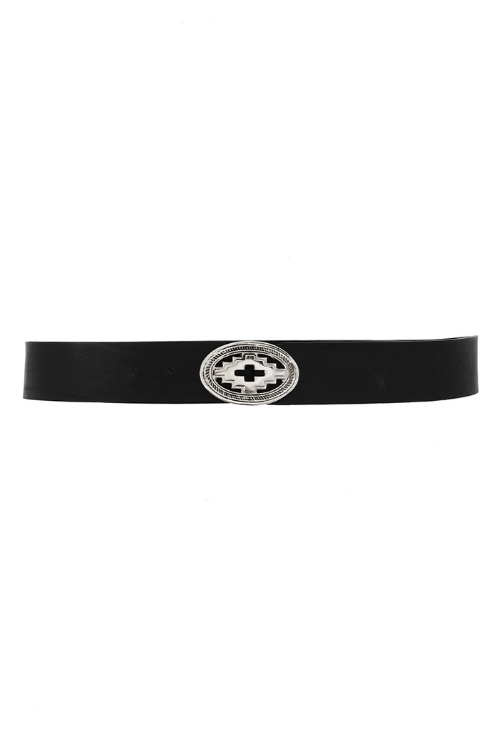 Argentinean Buckle Leather Belt