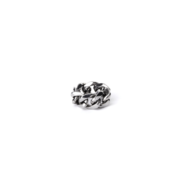 Curb Chain Ring | Chunky Curb Chain Ring | Maŕa Peralta Studio