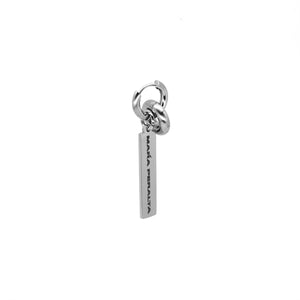 MPS Tag Earring | Stainless Steel Earring | Maŕa Peralta Studio