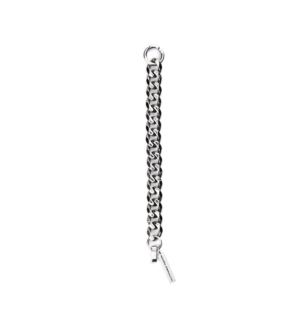 Silver Curb Chain Bracelet | Curb Chain Bracelet |Maŕa Peralta Studio