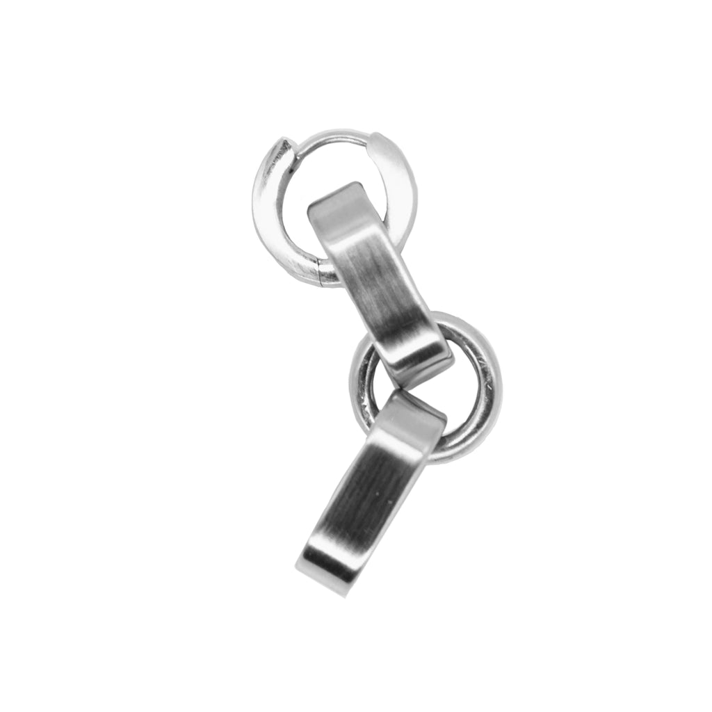 Cylinder Link Earring | Link x2 Earring | Maŕa Peralta Studio