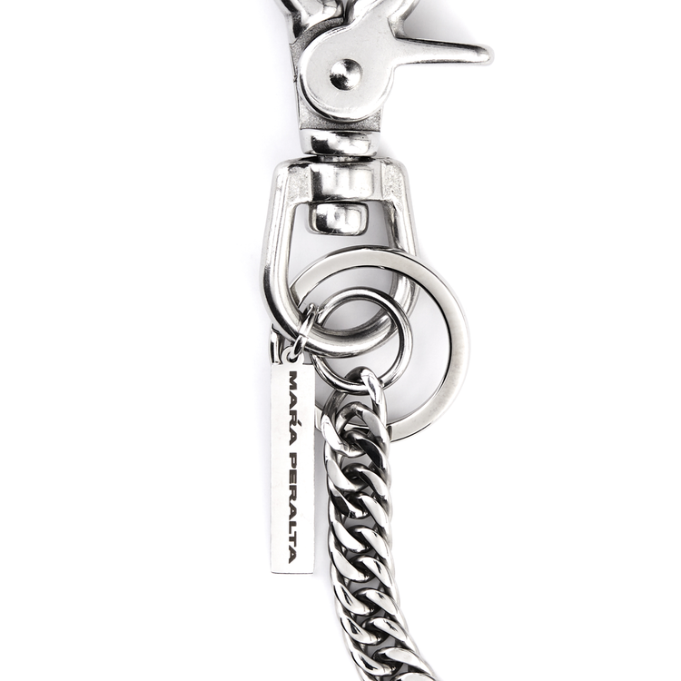 Silver Swivel Key Chain | Swivel Keychain | Maŕa Peralta Studio