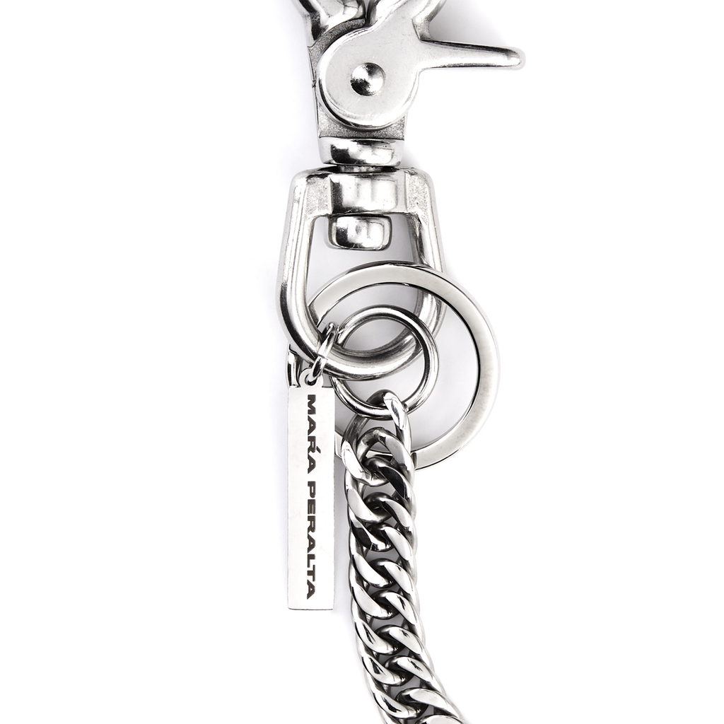 Silver Swivel Key Chain | Swivel Keychain | Maŕa Peralta Studio