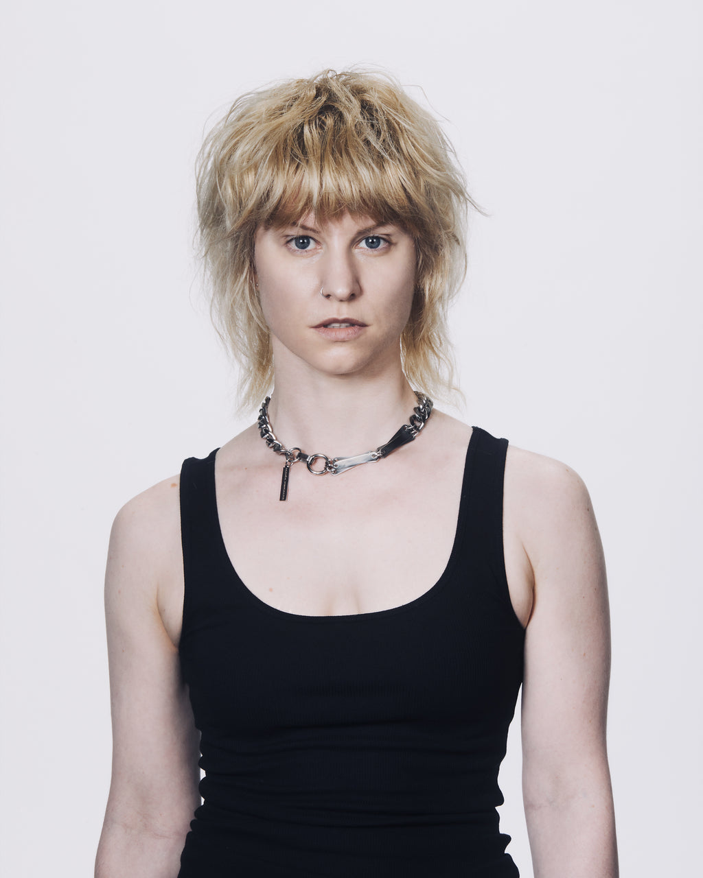 Crub Chain Necklace Silver |Silver Chain NECKLACE|Maŕa Peralta Studio