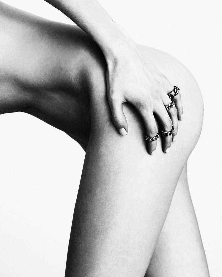 Curb Chain Ring | Chunky Curb Chain Ring | Maŕa Peralta Studio