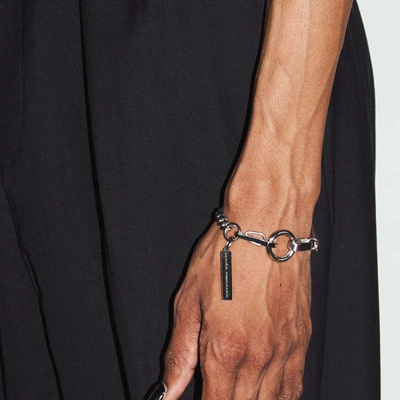 Curb Chain + Plate Bracelet