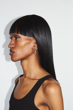 Silver Hoop Earrings | Hoop Earring | Maŕa Peralta Studio