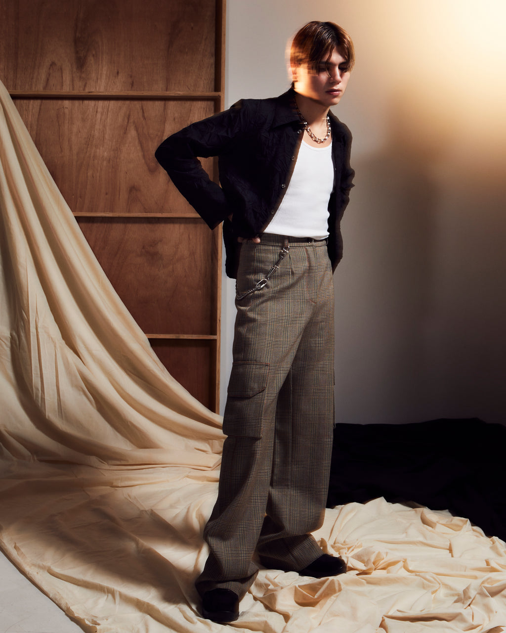 Cuban Chain Link Necklace | Silver Cuban Necklace|Maŕa Peralta Studio