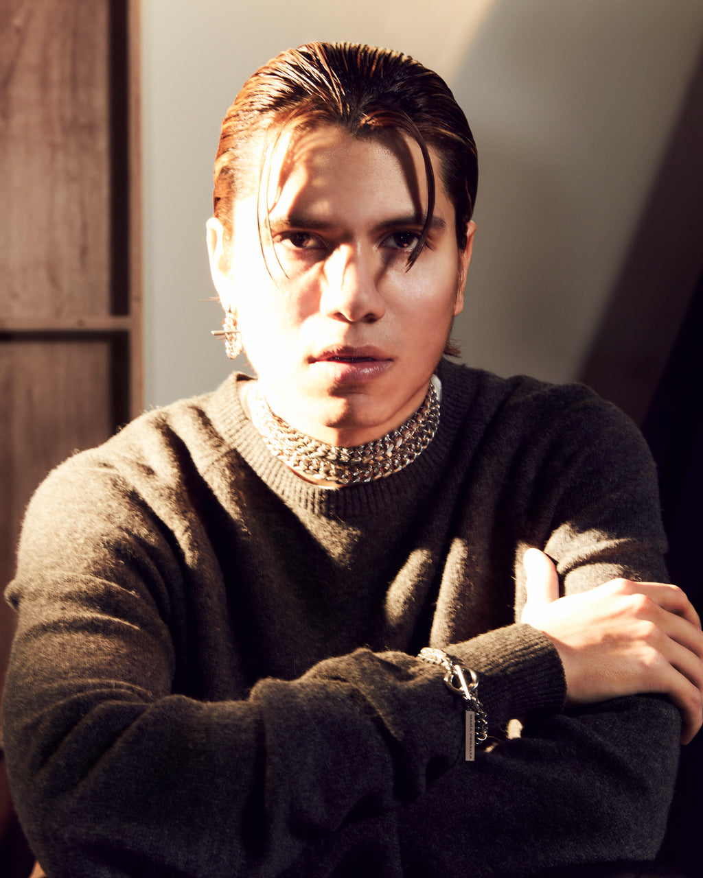 X4 Chainmail Jewelry Set | Choker Necklace | Maŕa Peralta Studio