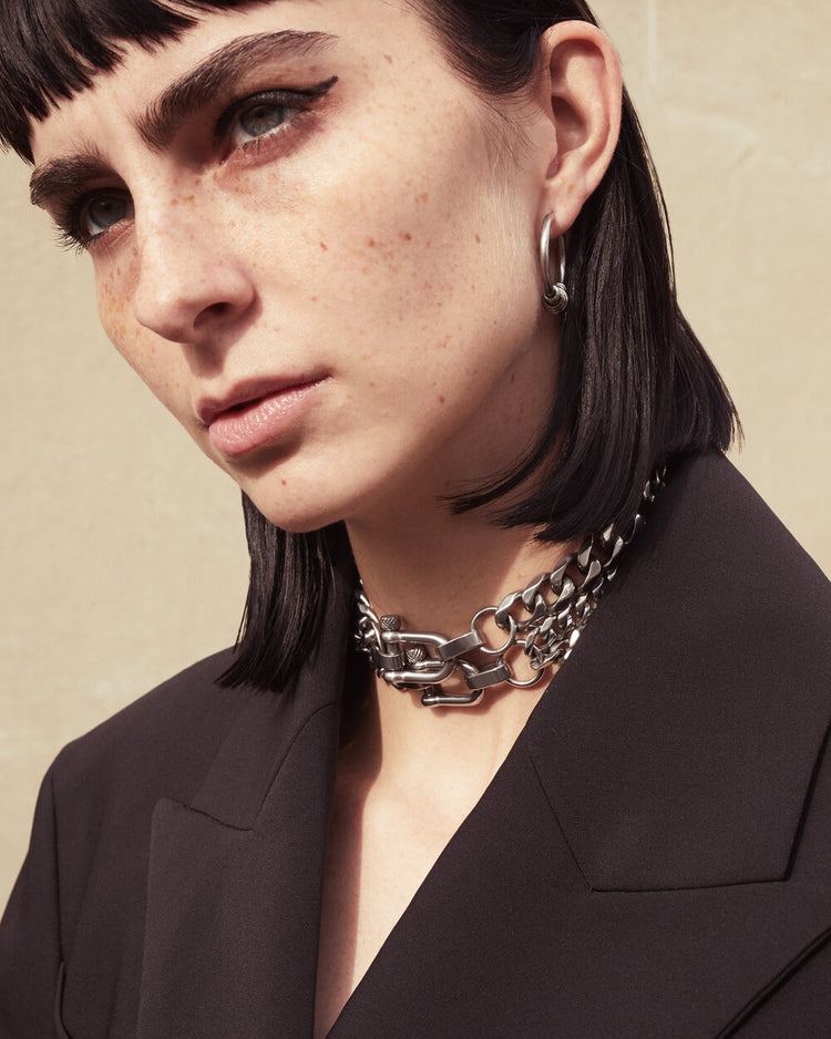 Screw Lock Choker Necklace | Screw Lock Choker | Maŕa Peralta Studio