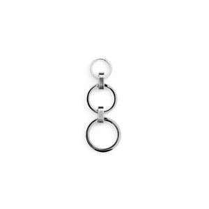 Silver Overlay Hoop Earring |Hoop Earrings Choker|Maŕa Peralta Studio